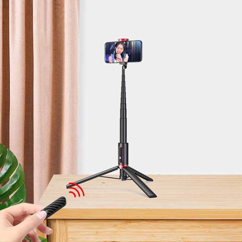 Extended Tripod Integrated Outdoor Selfie Mobile Phone Stand