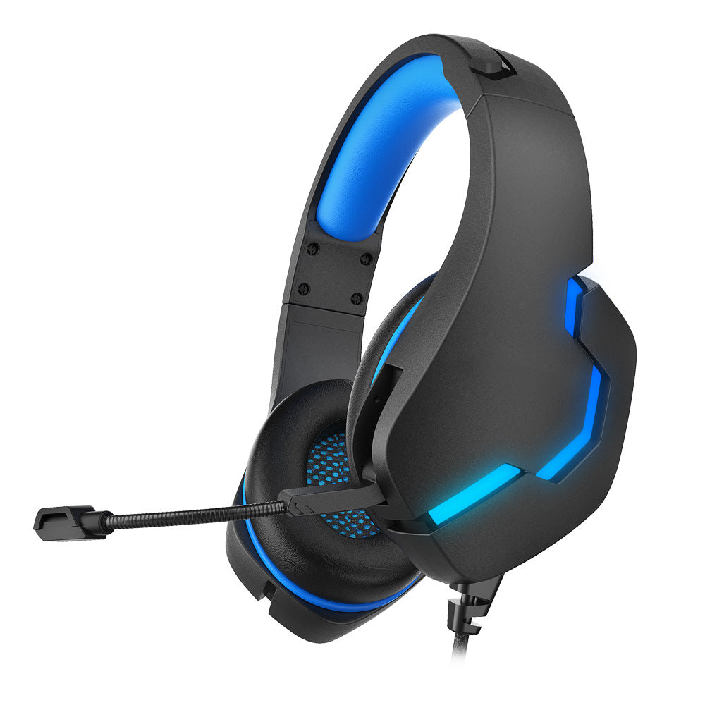 J10 3.5mm Wired Gaming Headset With Microphone And LED Lights